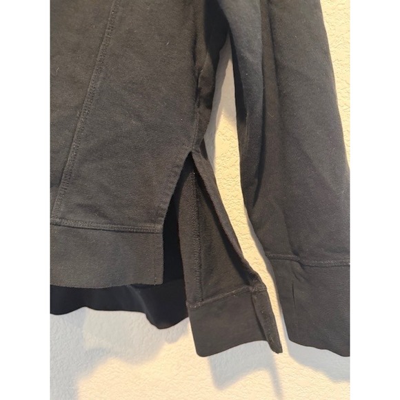 Sweaty Betty After Class Sweatshirt Black Cotton Modal Pullover SB5622 Sz XL - Picture 6 of 9